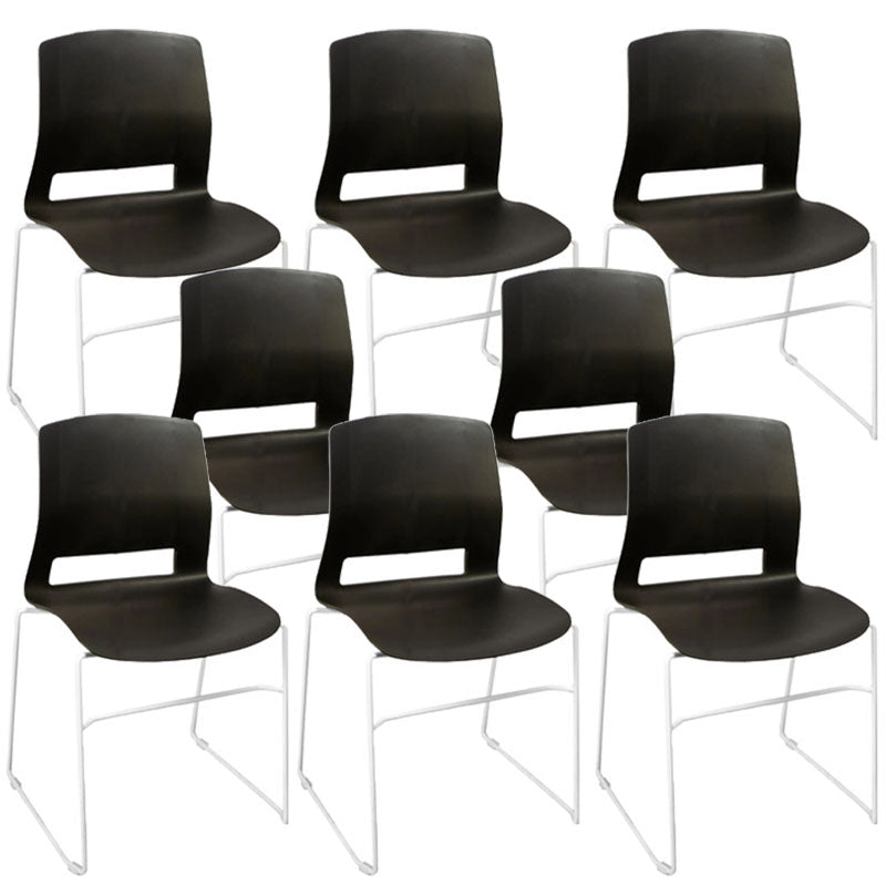 Contemporary No Arm Conference Chair Legs Included Desk Chair for Office