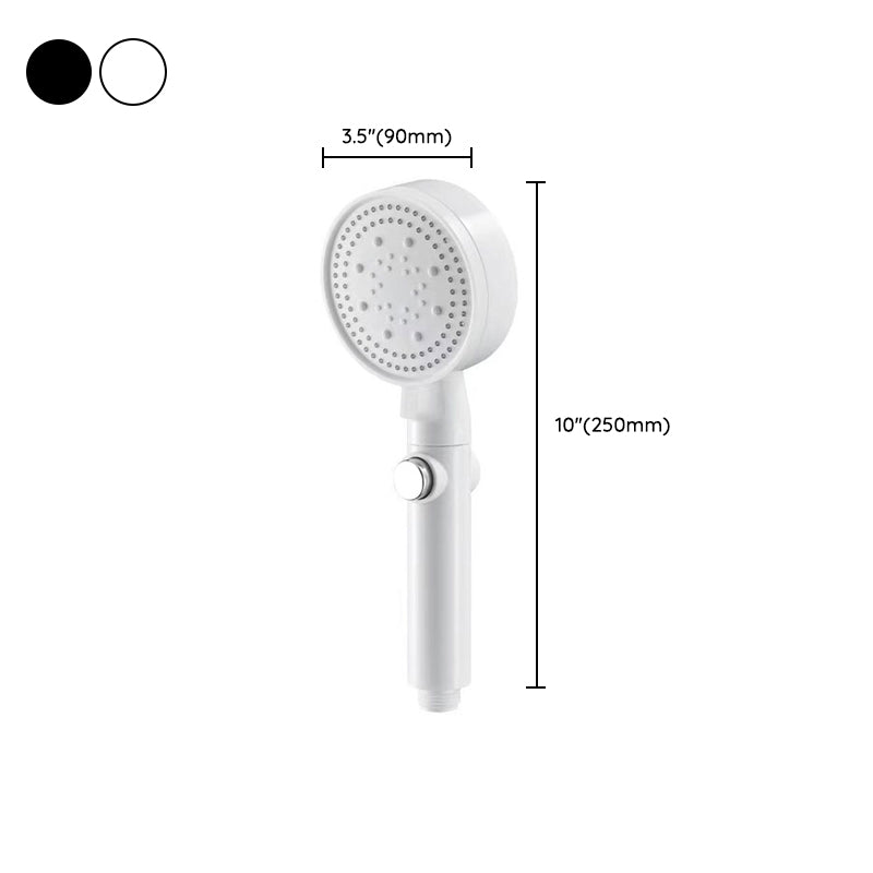 Contemporary Shower Head Combo Handheld Shower Head Plastic Wall-Mount Shower Combo