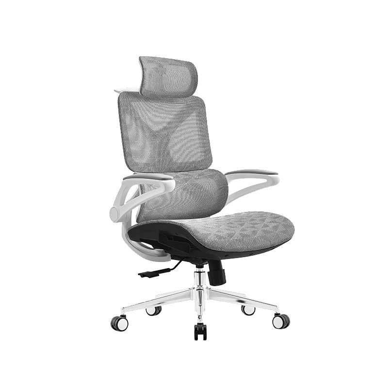 Removable Arms Desk Chair Modern Adjustable Seat Height Swivel Chair with Wheels