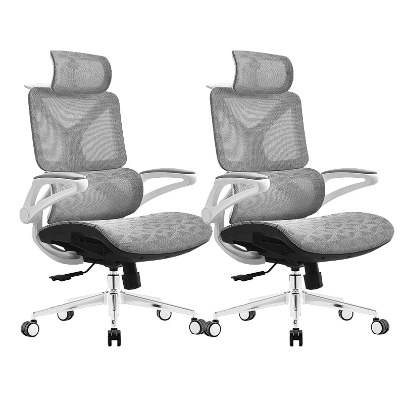 Removable Arms Desk Chair Modern Adjustable Seat Height Swivel Chair with Wheels