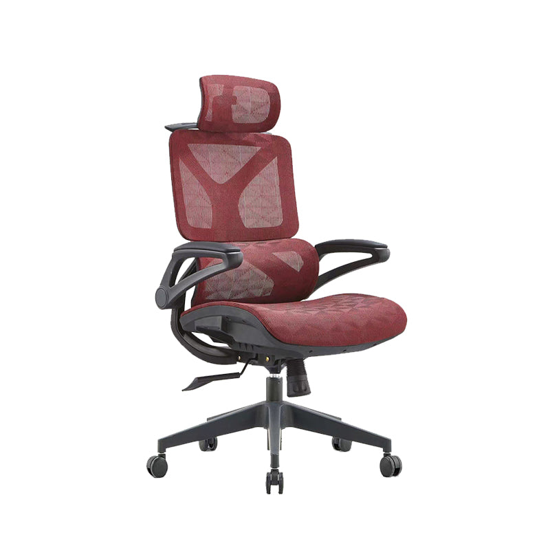 Removable Arms Desk Chair Modern Adjustable Seat Height Swivel Chair with Wheels