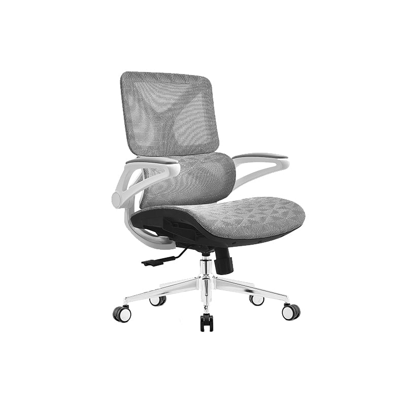 Removable Arms Desk Chair Modern Adjustable Seat Height Swivel Chair with Wheels