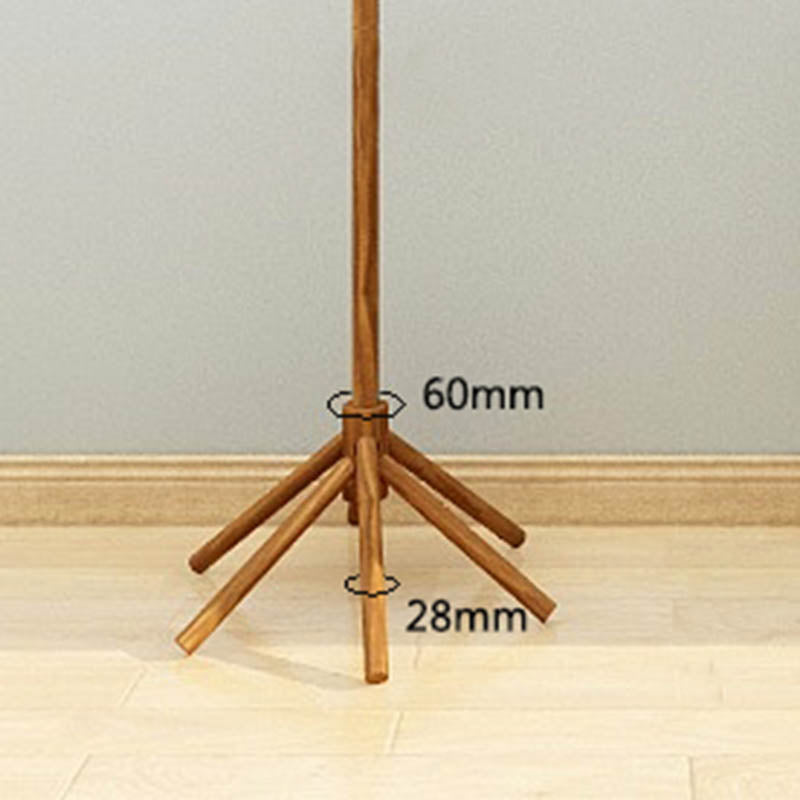 Wooden Coat Hanger Modern Style Simple Home Floor Hall Stand