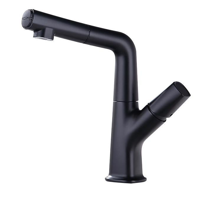 Vessel Sink Faucet Contemporary Single Handle Faucet with Swivel Spout
