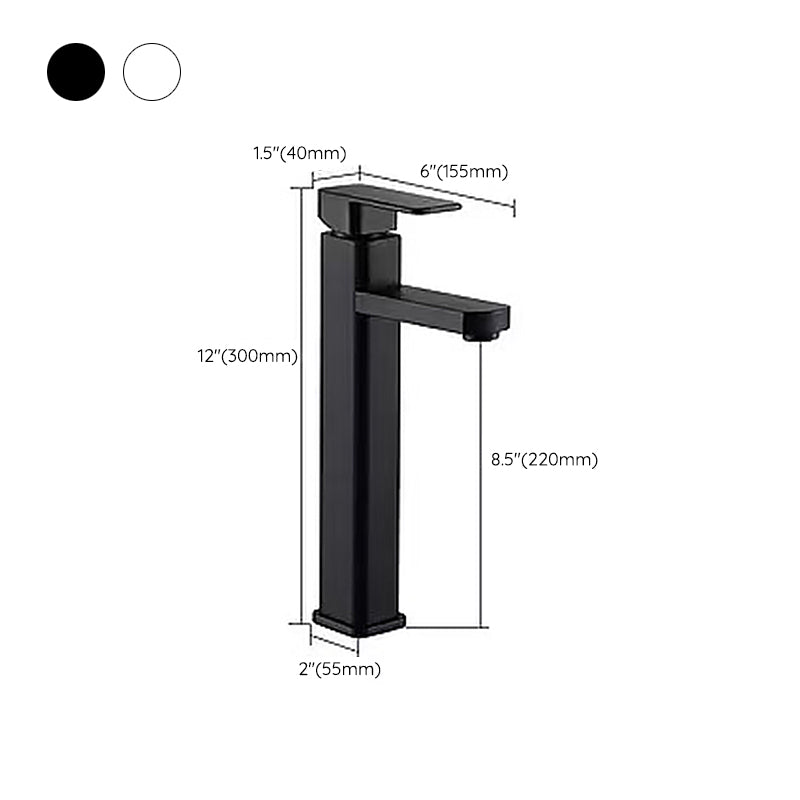Glam Style Faucet Single Lever Handle Vessel Sink Faucet for Bathroom