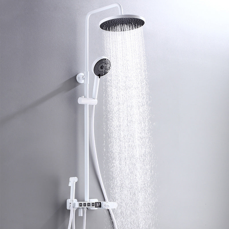 Modern Shower System Brass Handheld Shower Head Wall Mounted Shower Combo