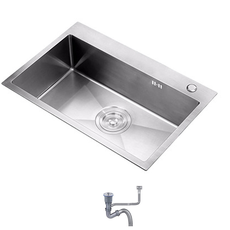 Contemporary Workstation Sink Stainless Steel Undermount Kitchen Sink