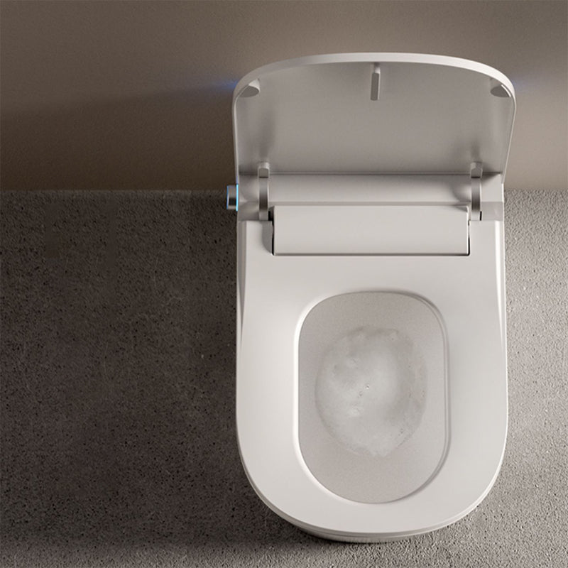 Contemporary Elongated Heated Seat Temperature Control Smart Toilet