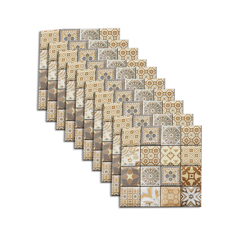 Contemporary Peel and Stick Tile Mosaic Tile Peel and Stick Wall Tile