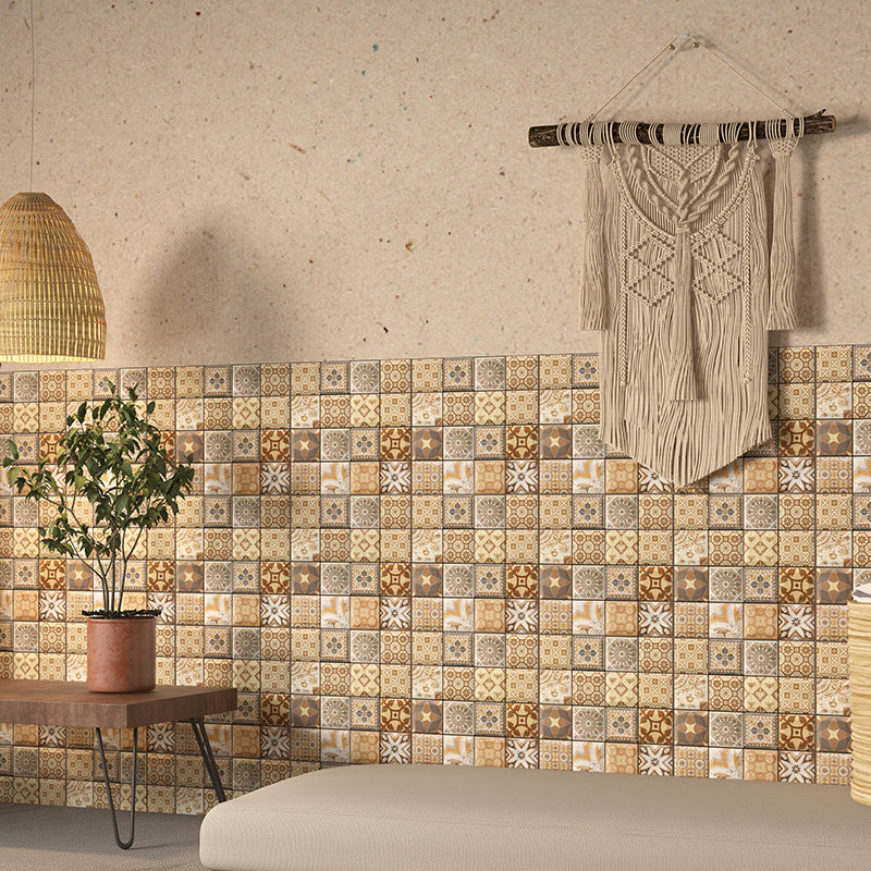 Contemporary Peel and Stick Tile Mosaic Tile Peel and Stick Wall Tile