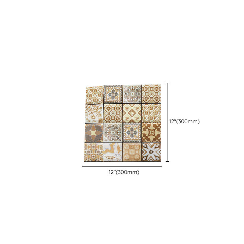 Contemporary Peel and Stick Tile Mosaic Tile Peel and Stick Wall Tile