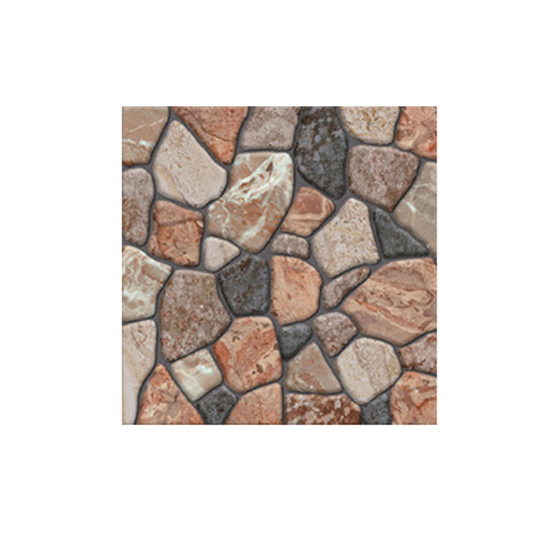 Pattern Matte Color Stone Peel and Paste Mosaic Tile Peel and Paste Tile Set of 5