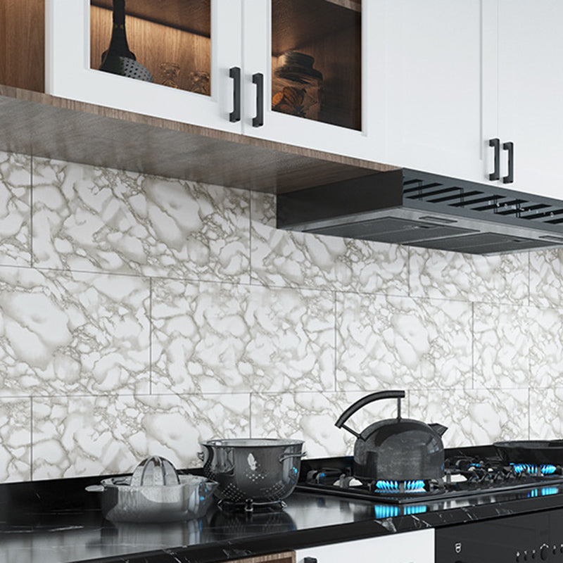 Pvc Mosaic Tile Peel & Stick Tile Kitchen Waterproof Backsplash Peel and Stick Wall Tile