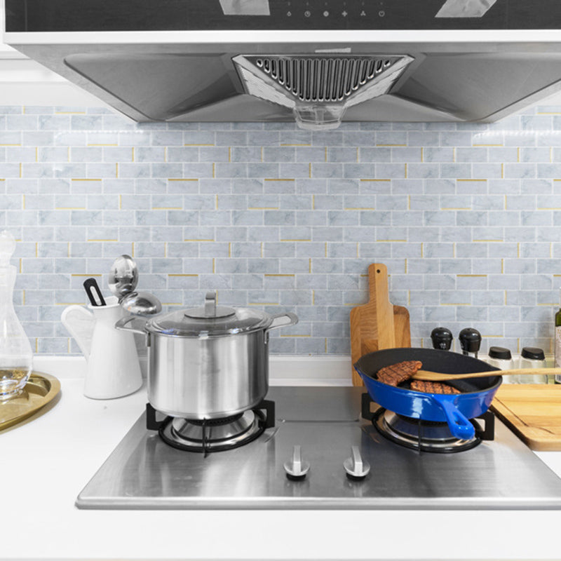 Mosaic Tile Peel & Stick Tile Pvc Kitchen Backsplash Peel and Stick Wall Tile