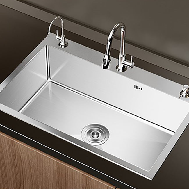 Contemporary Style Kitchen Sink Stainless Steel Non-slip Kitchen Sink