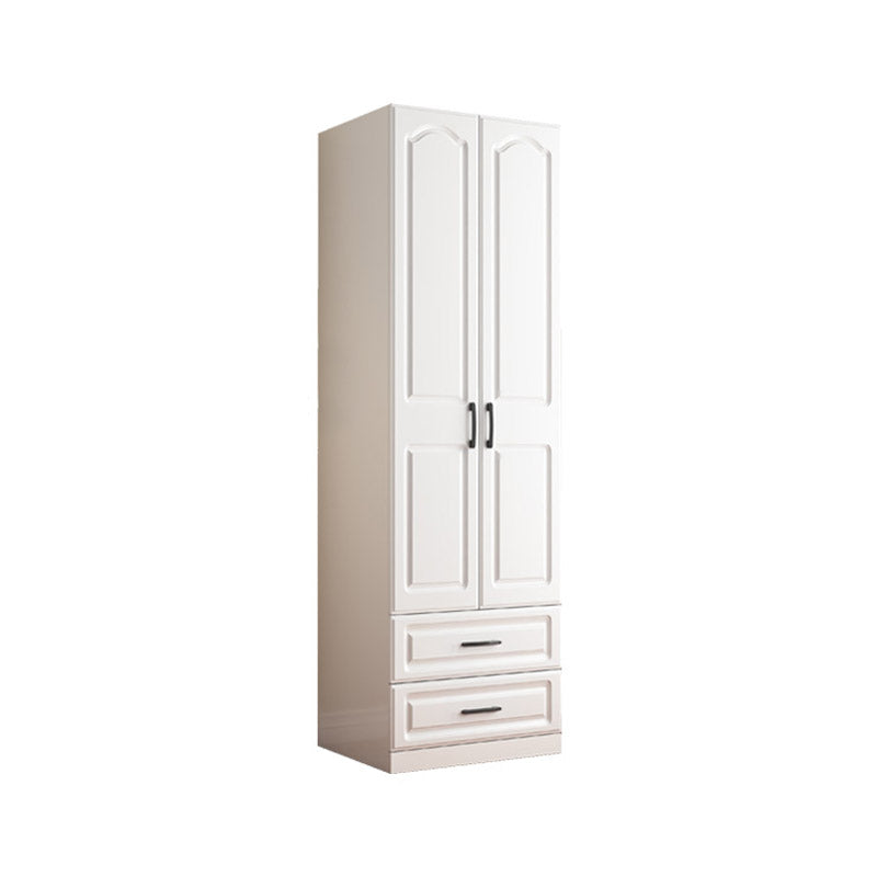 Manufactured Wood Bedroom Armoire White Hanging Clothes Rack