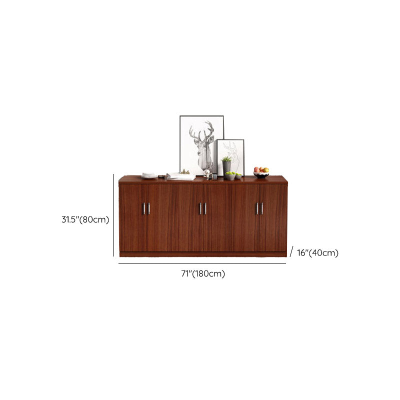 Wood Buffet Table Modern Style Sideboard Cabinet with Cabinets