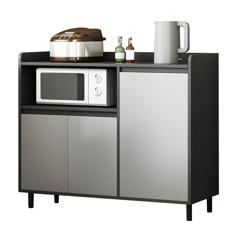 Wood Buffet Sideboard Modern and Contemporary Server with Cabinets