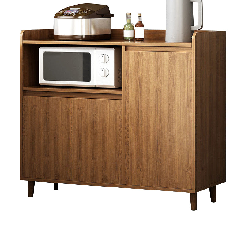 Wood Buffet Sideboard Modern and Contemporary Server with Cabinets