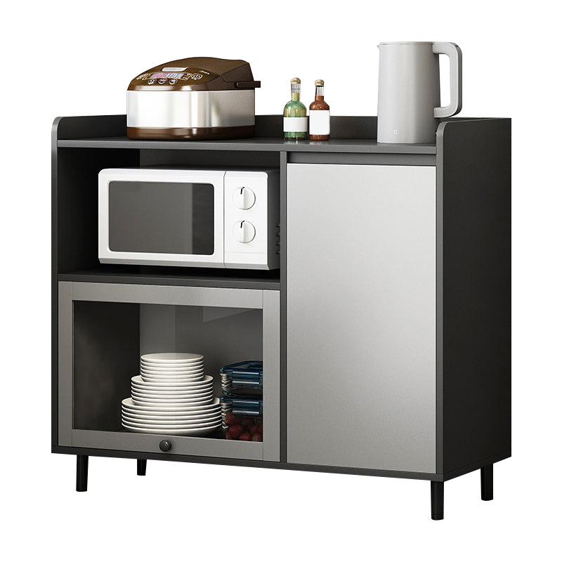 Wood Buffet Sideboard Modern and Contemporary Server with Cabinets