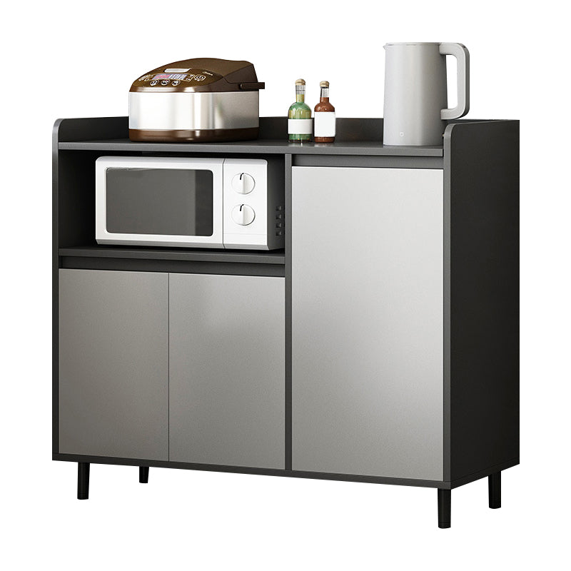 Wood Buffet Sideboard Modern and Contemporary Server with Cabinets