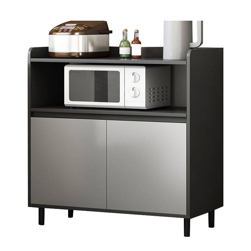 Wood Buffet Sideboard Modern and Contemporary Server with Cabinets