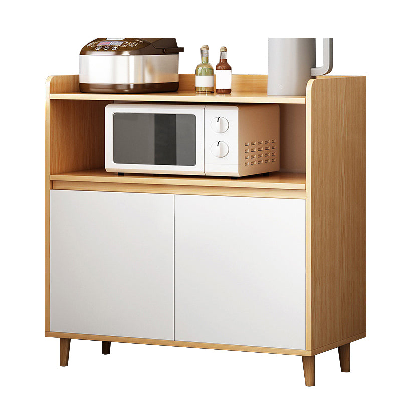 Wood Buffet Sideboard Modern and Contemporary Server with Cabinets