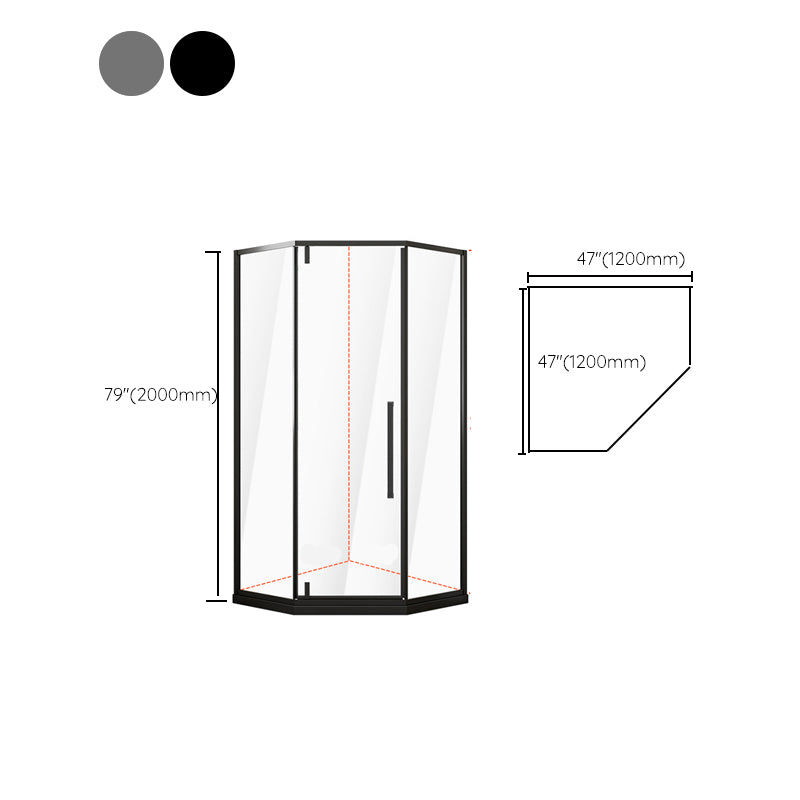 Neo-Angle Framed Shower Enclosure Easy Clean Glass Shower Enclosure