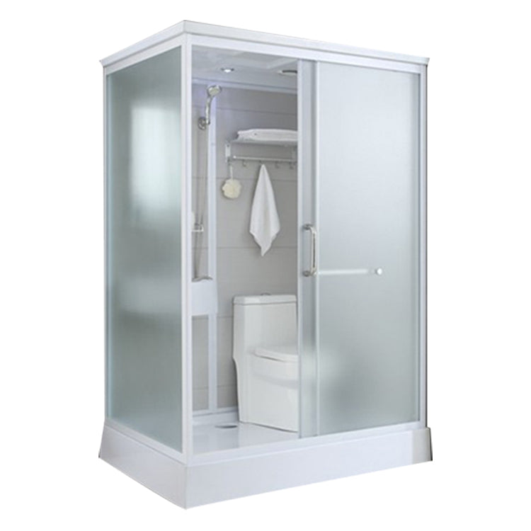 Tempered Glass Shower Stall with Shower Base Rectangle Shower Stall