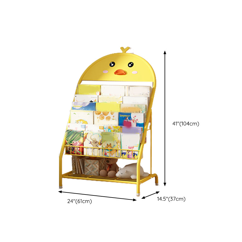 Rectangle Metal Book Display Nordic Freestanding Kids Book Display