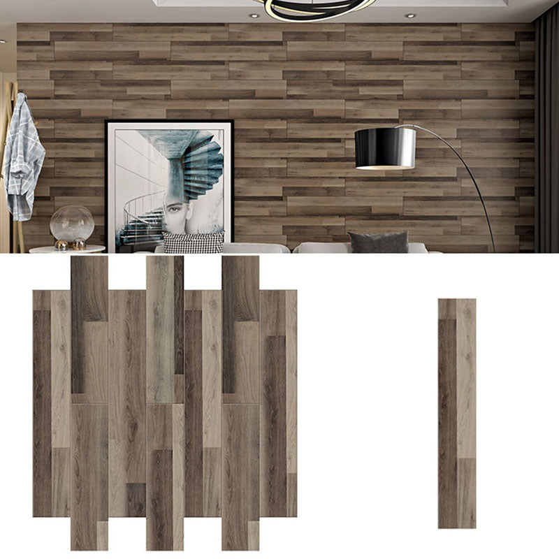 Modern Tin Backsplash Paneling Smooth Wall Ceiling Wood Board Set of 10