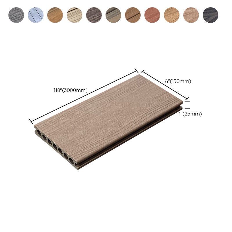 Nailed Patio Flooring Tiles Polypropylene Deck Tile Kit for Outdoor Patio