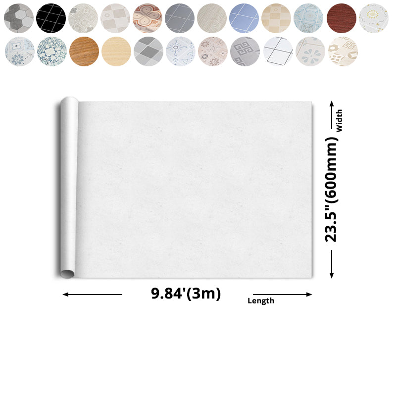 Multi-Tonal Style Vinyl Plank Ceramic Print Peel and Stick Vinyl Plank Flooring