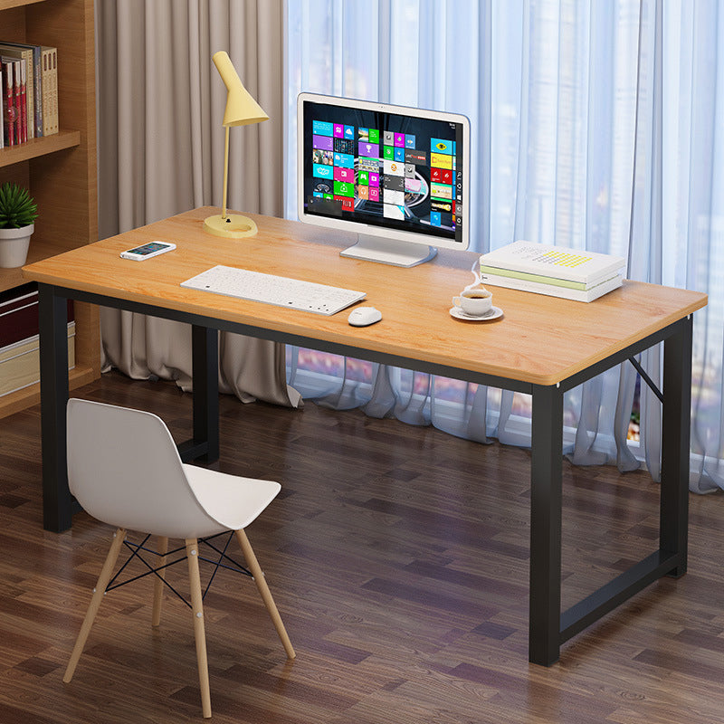 Rectangular Shaped Office Table Wood Writing Desk in Natural