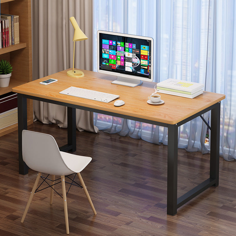 Rectangular Shaped Office Table Wood Writing Desk in Natural