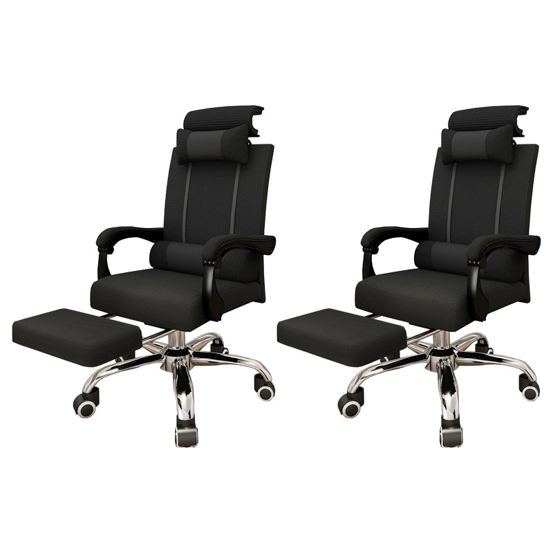 Contemporary Padded Arms Managers Chair Black Executive Chair for Office