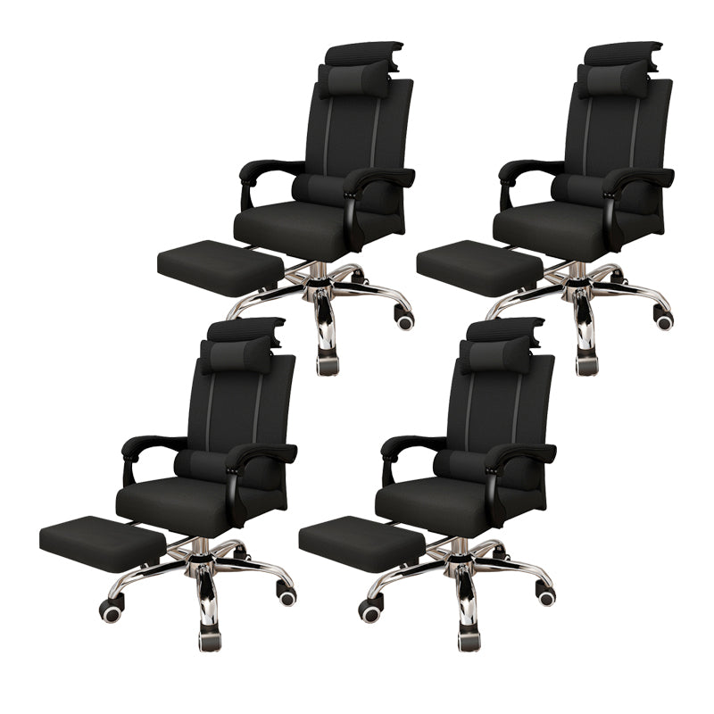 Contemporary Padded Arms Managers Chair Black Executive Chair for Office