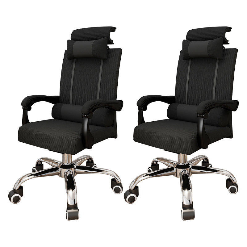 Contemporary Padded Arms Managers Chair Black Executive Chair for Office