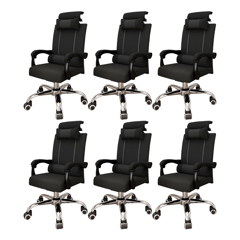 Contemporary Padded Arms Managers Chair Black Executive Chair for Office