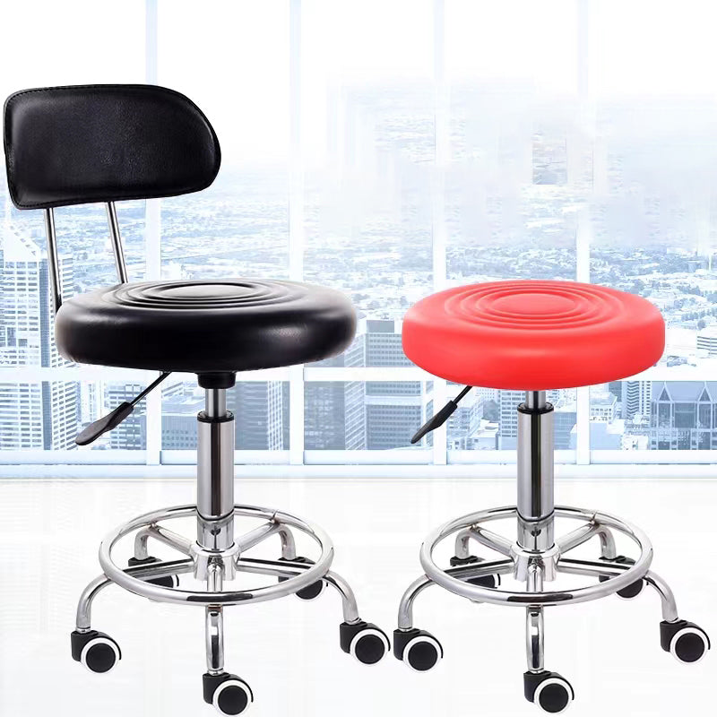 Modern Metal Office Chair Low Back Adjustable Seat Height Desk Chair