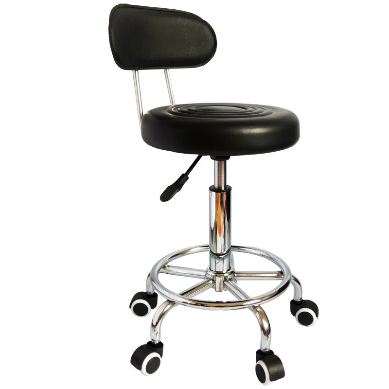 Modern Metal Office Chair Low Back Adjustable Seat Height Desk Chair