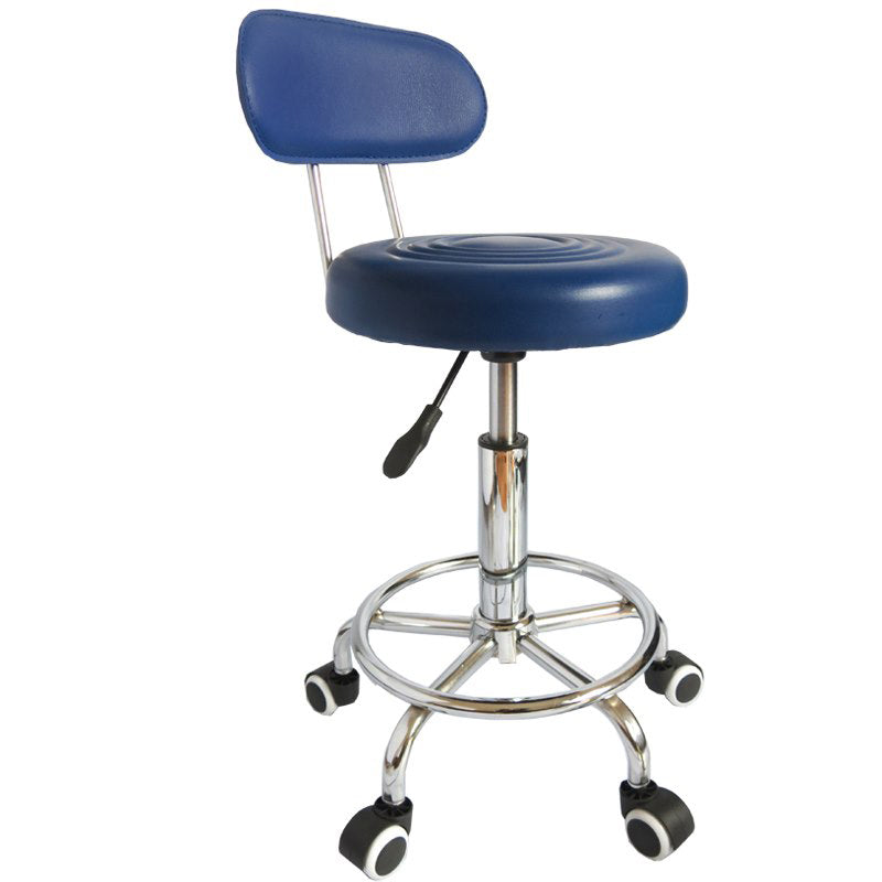 Modern Metal Office Chair Low Back Adjustable Seat Height Desk Chair