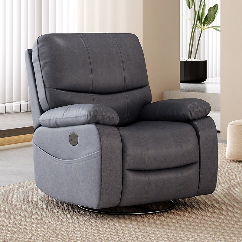 Extended Footrest Recliner Chair Side Pockets Standard Recliner