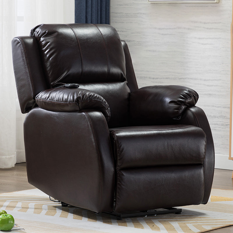 Metal Standard Recliner Manual-Push Botton Recliner Chair with Lumbar