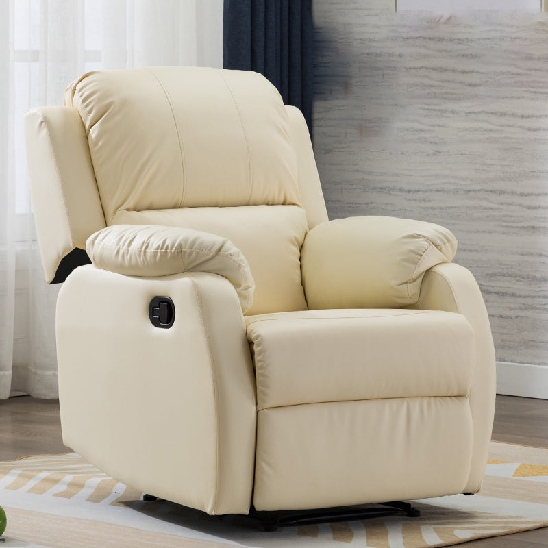 Metal Standard Recliner Manual-Push Botton Recliner Chair with Lumbar