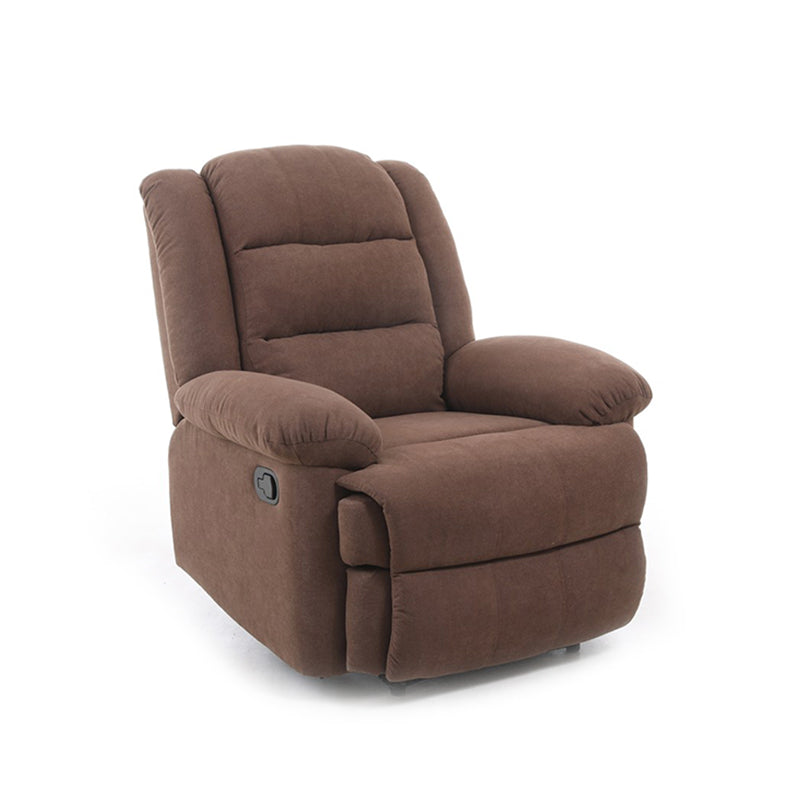 Recliner with Lumbar Metal Frame Standard Recliner Chair with Footrest