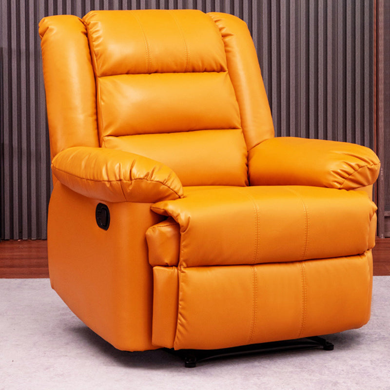 Recliner with Lumbar Metal Frame Standard Recliner Chair with Footrest