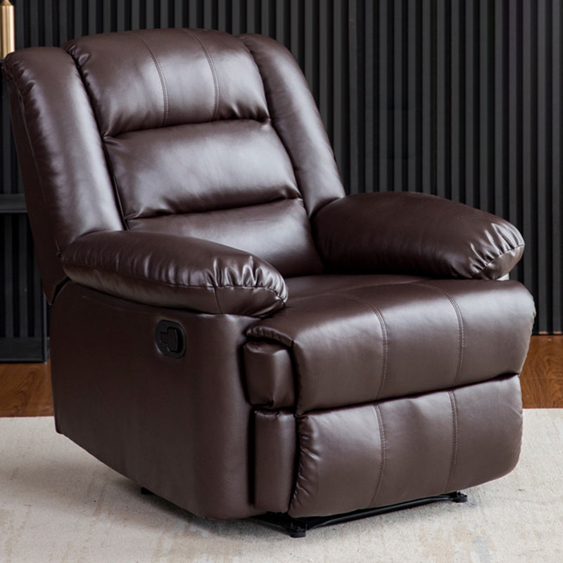 Recliner with Lumbar Metal Frame Standard Recliner Chair with Footrest