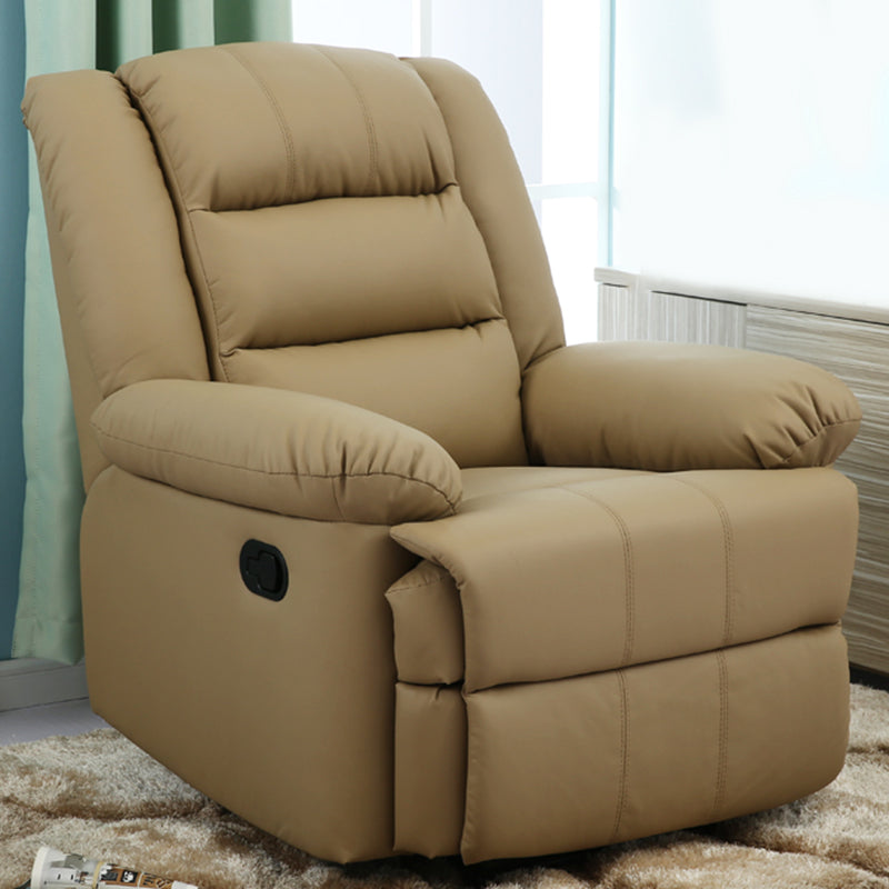 Recliner with Lumbar Metal Frame Standard Recliner Chair with Footrest