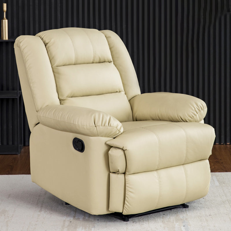 Recliner with Lumbar Metal Frame Standard Recliner Chair with Footrest